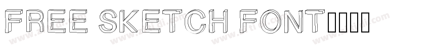 FREE SKETCH FONT字体转换